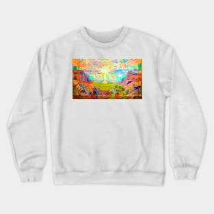 Edward munch the sun art Crewneck Sweatshirt